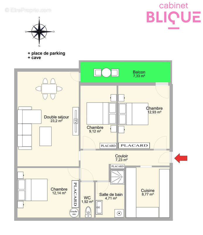 Appartement à NANCY