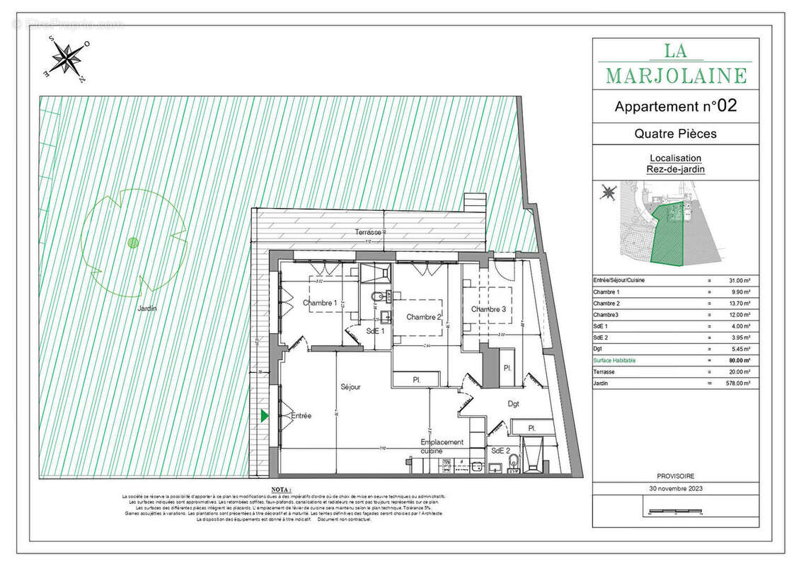 Appartement à MOUANS-SARTOUX