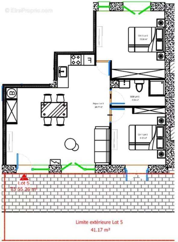Appartement à FRANCHEVILLE