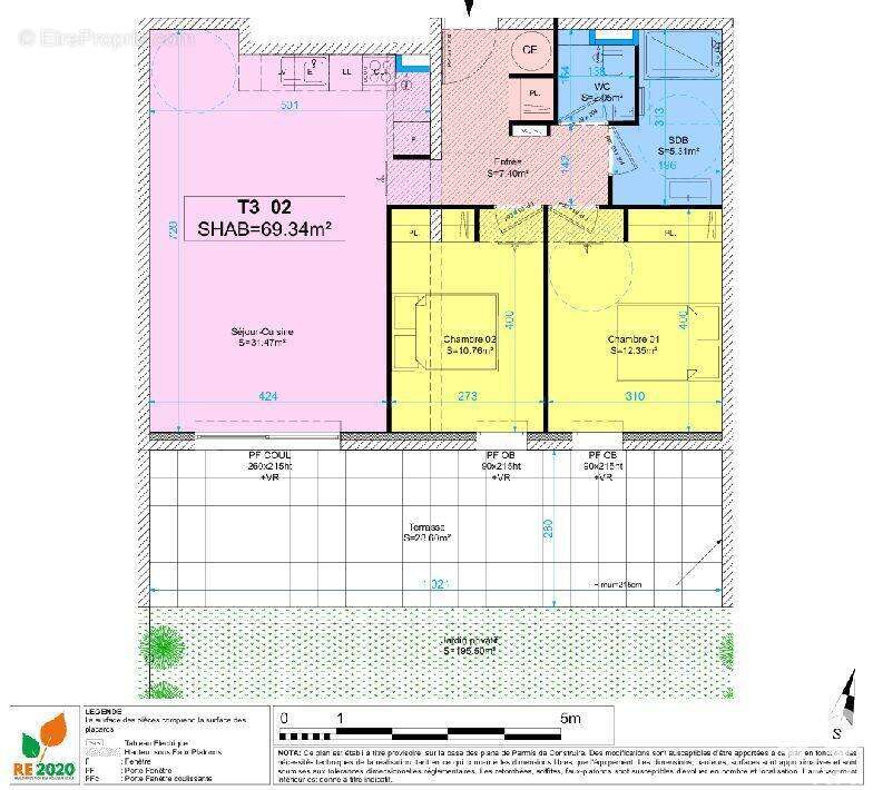 Appartement 69 m² à Saint-Raphael  - photo 4