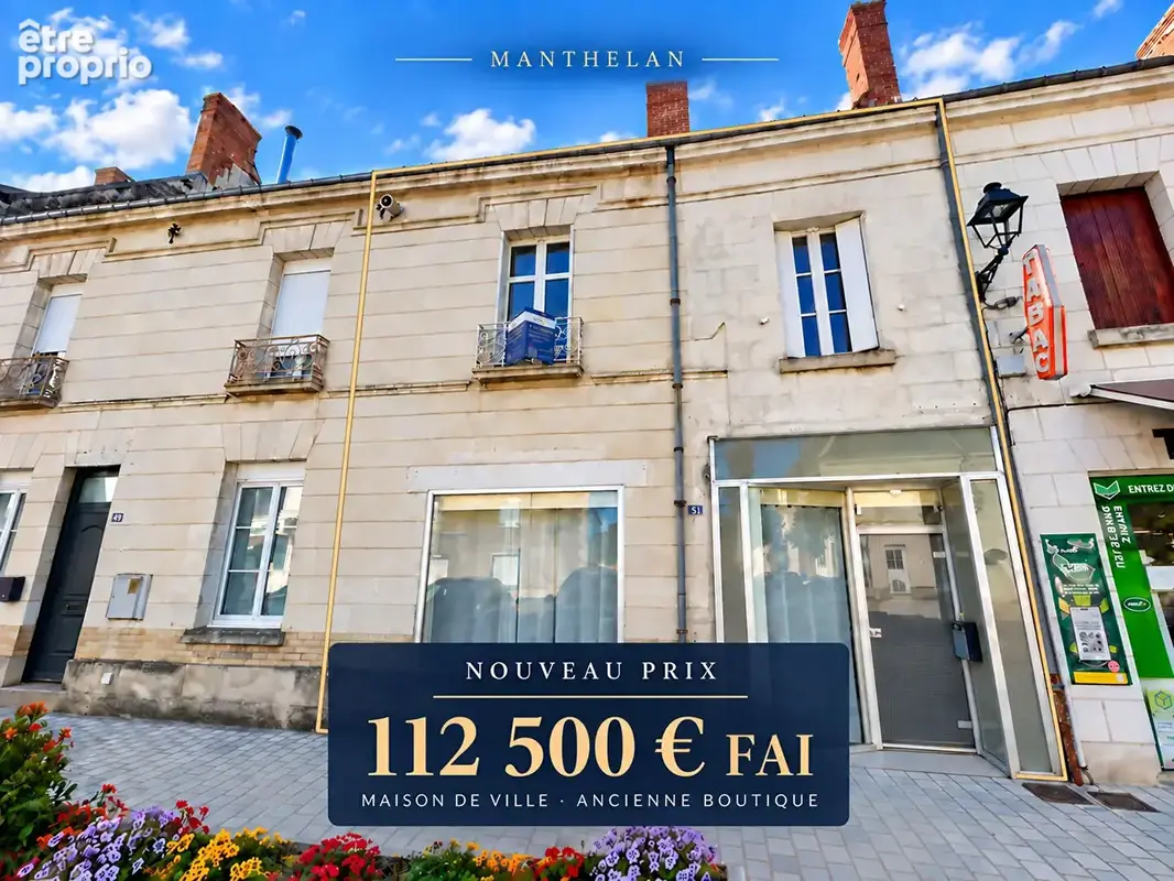 Photo Maison à Manthelan au prix de 112 500€