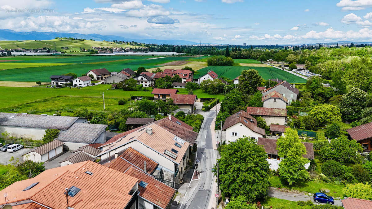 vue drone hameau (4) - Appartement à SAINT-JULIEN-EN-GENEVOIS