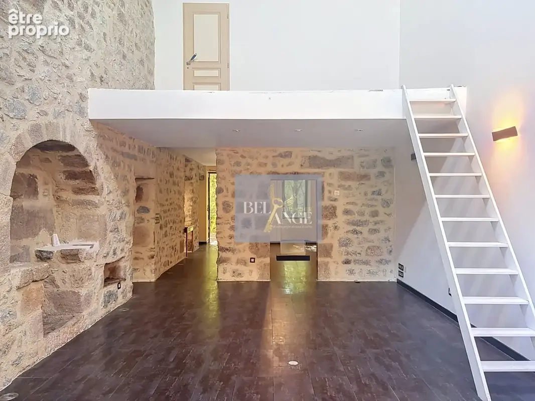 Laurac-en-vivarais   maison de caractère en pierre   154 m2   terrain   fort potentiel - photo 6