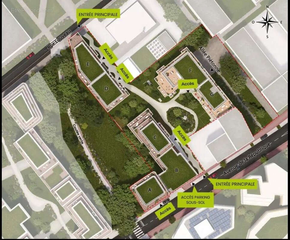 Appartement à CHATILLON