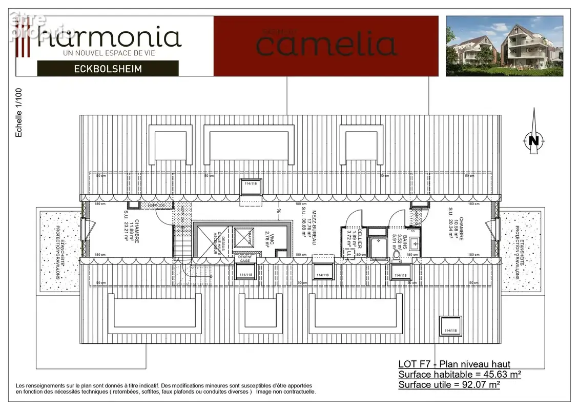 Appartement 5 pièces 114 m² à vendre à Eckbolsheim (67201) - photo 2