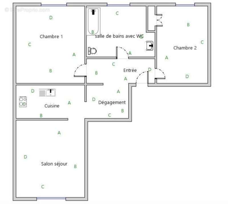 Appartement à PARIS-17E