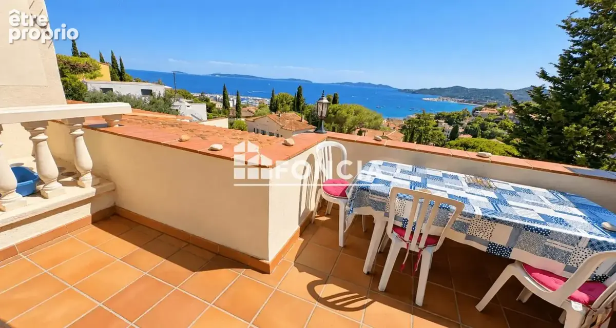 Le lavandou – type 2p avec terrasse, vue mer panoramique, parking et deux caves - photo 1