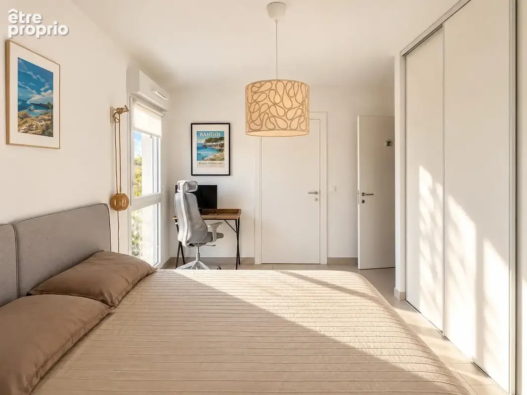 Cap brun t4 de 92 m2 avec terrasse, garage et parking - photo 12