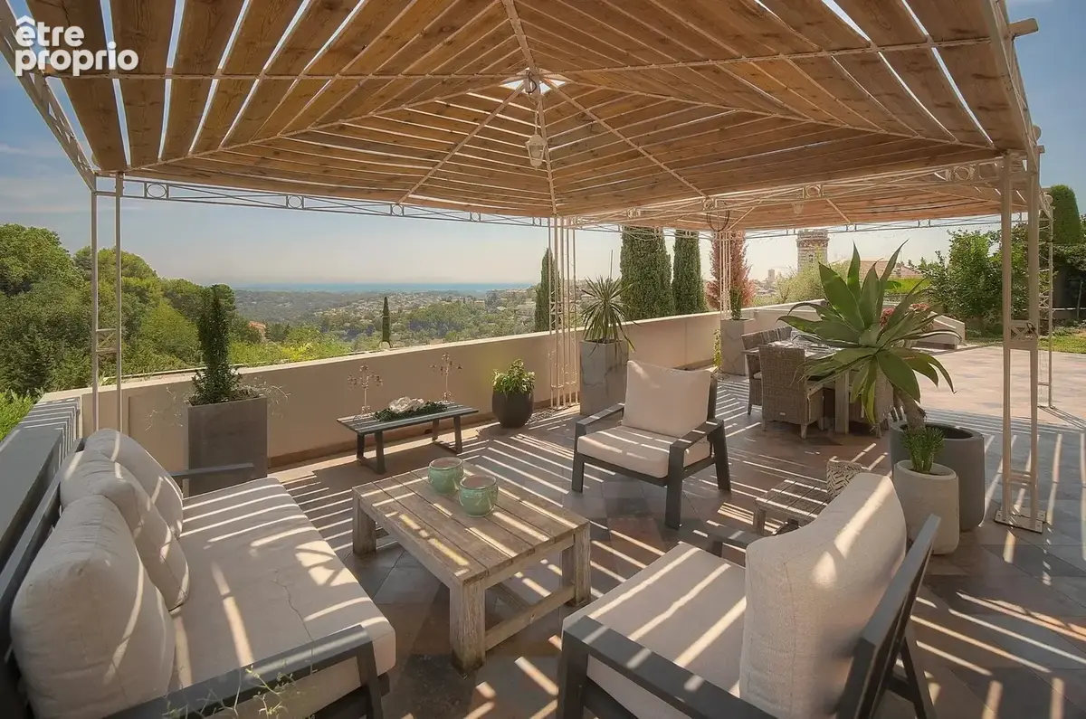 Vence - villa de charme vue mer - 5 chambres - photo 5