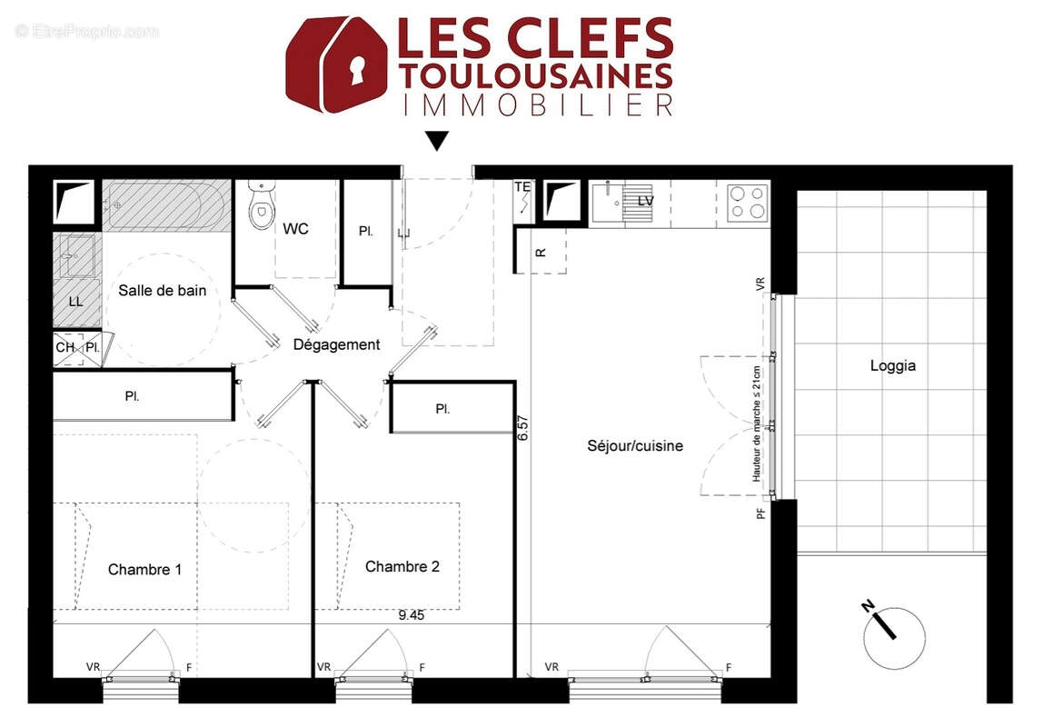 Appartement à TOULOUSE