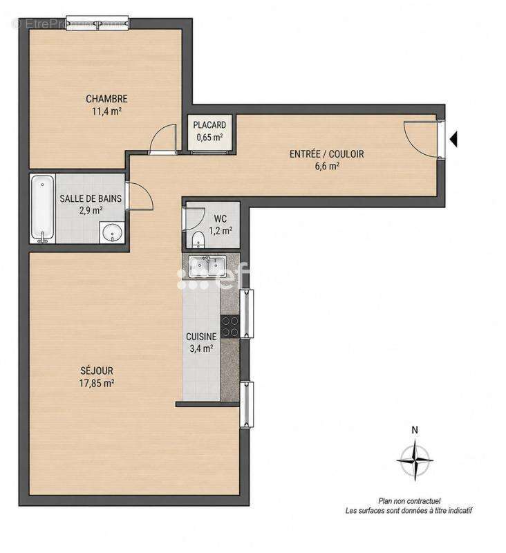Appartement à PARIS-18E