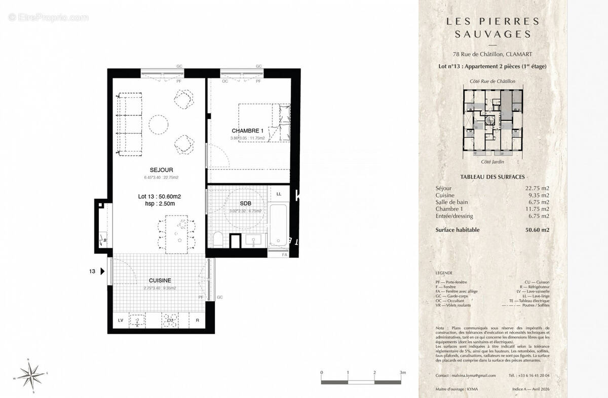 Appartement à CLAMART