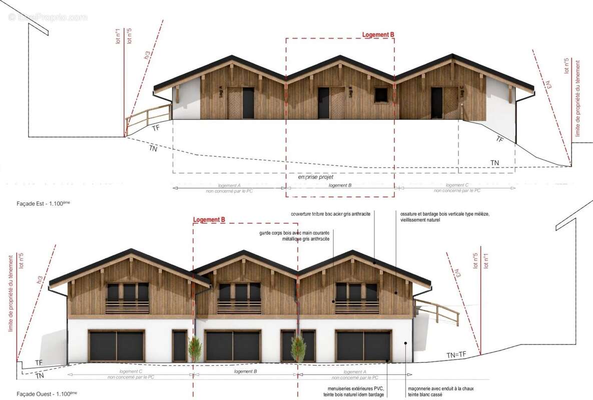 Chalet neuf - Centre village Le Biot - 3 Chambres - photo 29