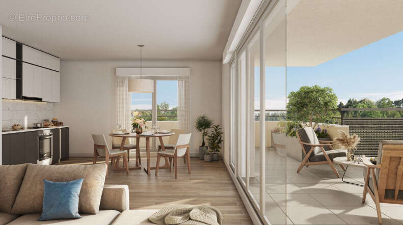 Thonon-Les-Bains : Appartement 3 pièces avec terrasse - photo 2