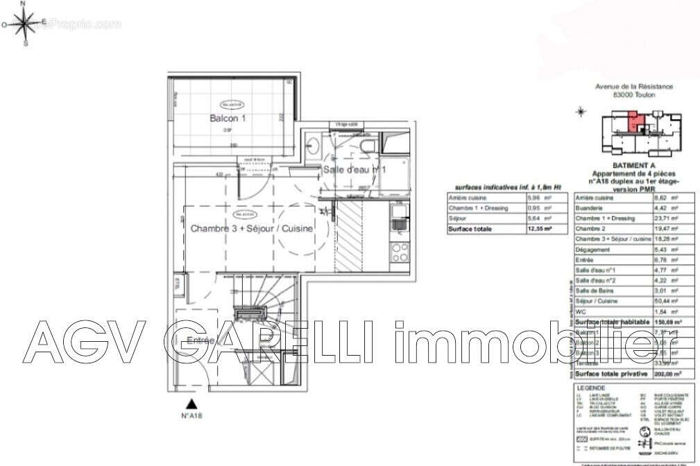 Appartement à TOULON