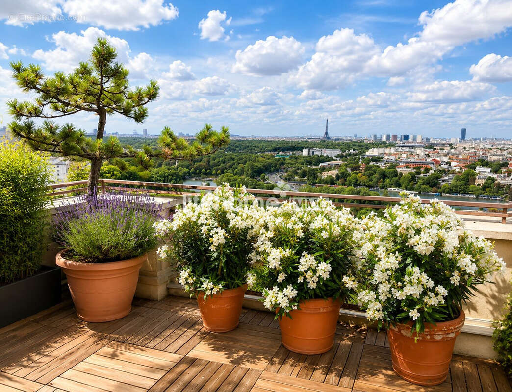 Vue panoramique Tour Eiffel - Appartement à SAINT-CLOUD