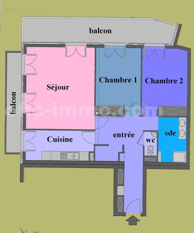 PLAN - Appartement à SARZEAU