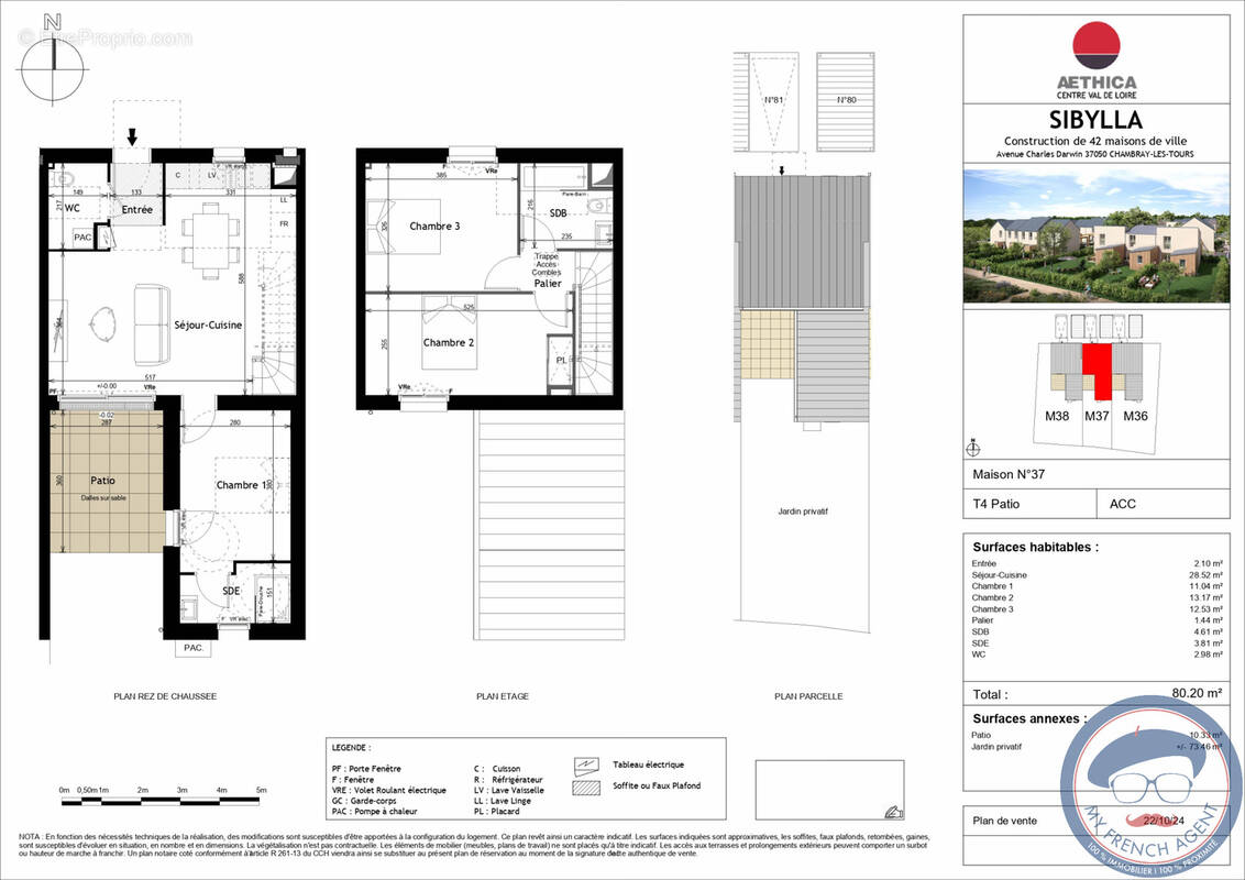 Maison à CHAMBRAY-LES-TOURS