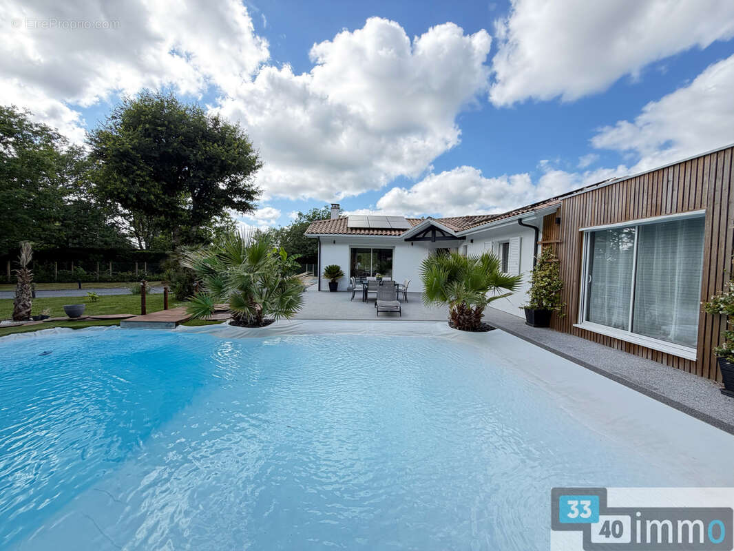 Maison avec piscine lagon et dépendance   belin-béliet - photo 12