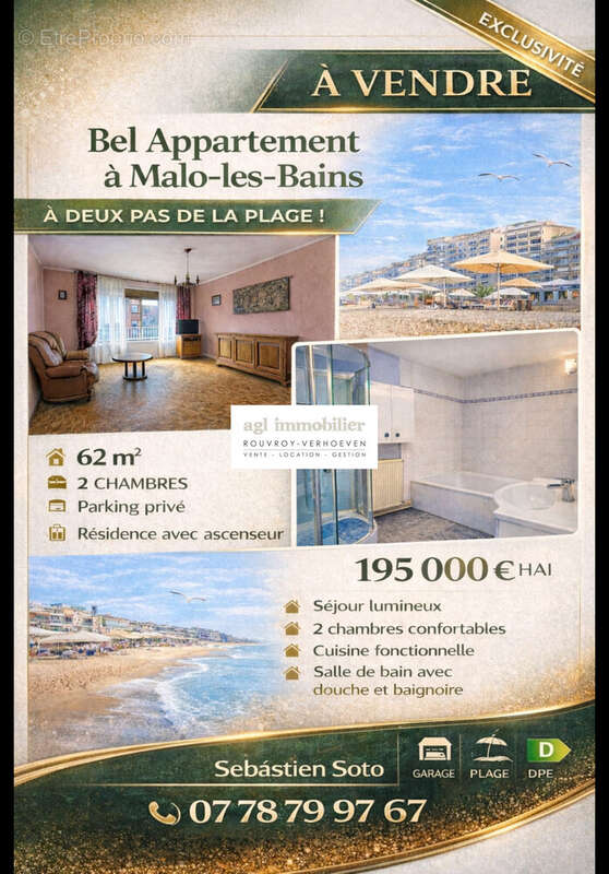 Appartement à DUNKERQUE