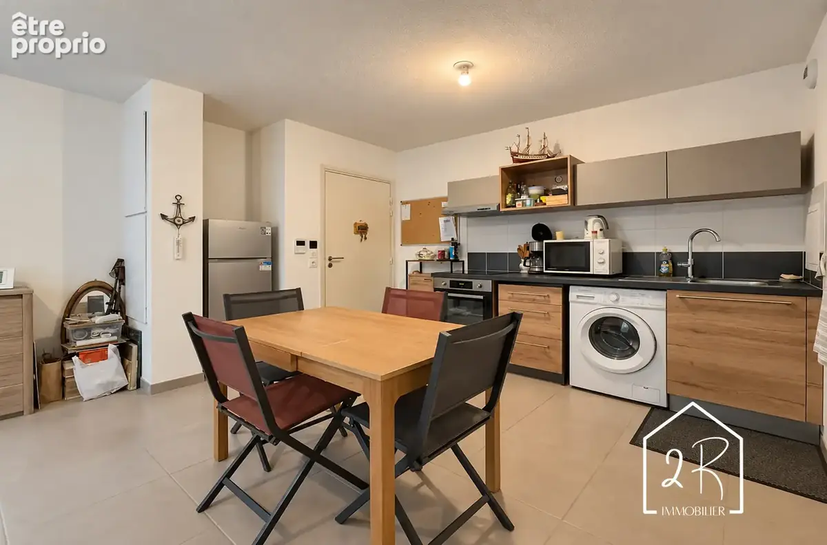 T2 - 42 m2 - rez-de-jardin - parking - photo 8