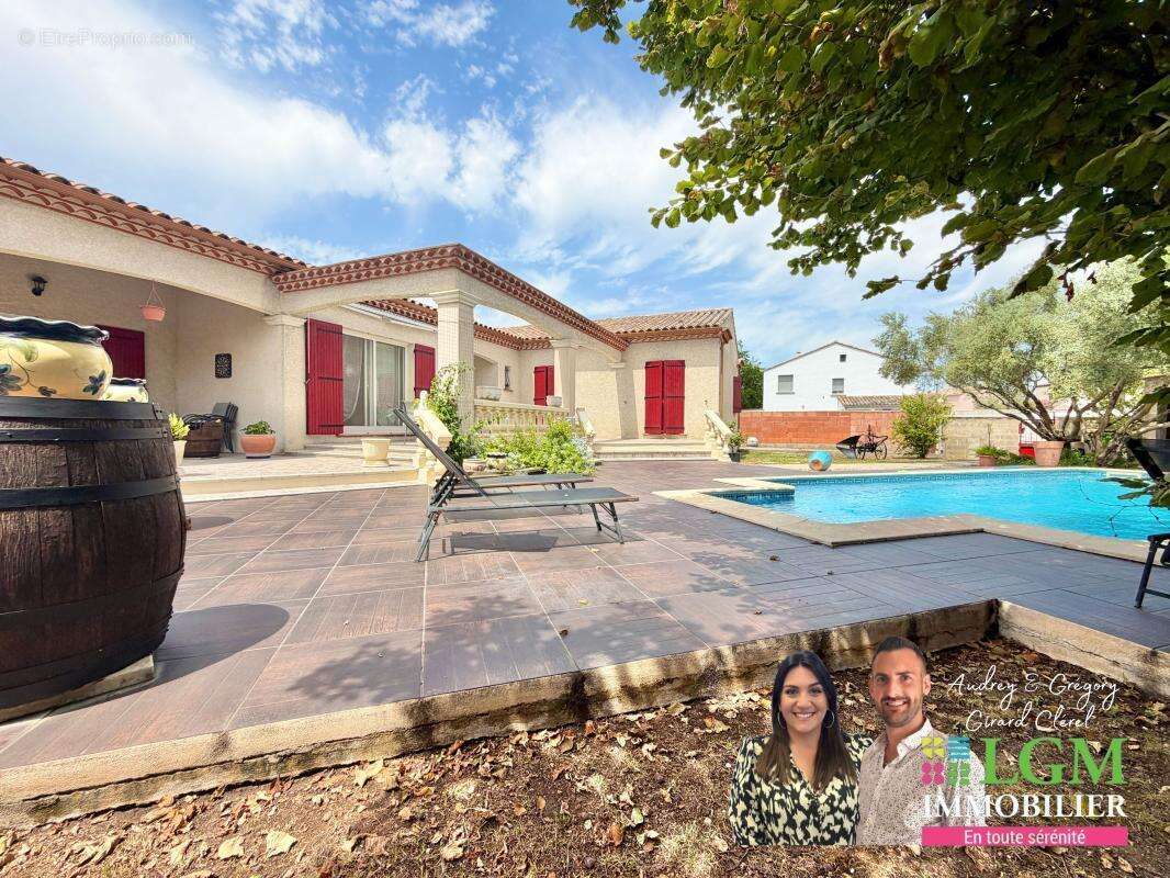 Maison de plain-pied, 4 chambres, piscine, 1000m2 de terrain, au calme, proche du centre - photo 4