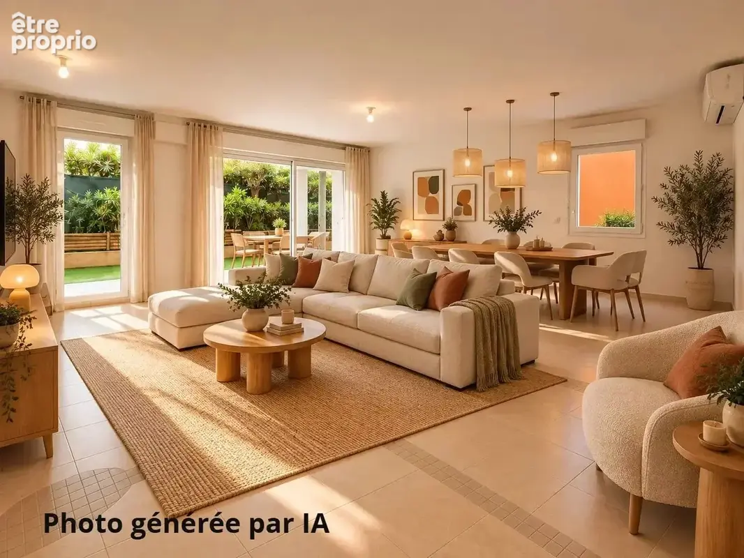 Cannes Vente 3 pièces en rez de jardin - photo 7