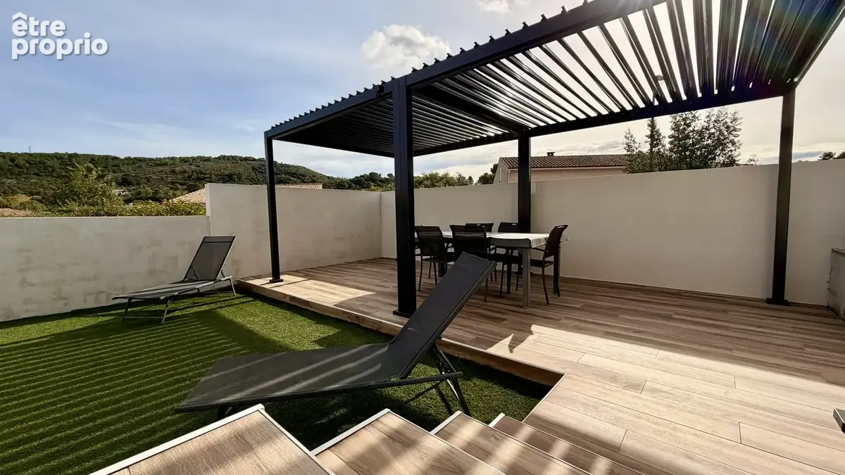 Villa contemporaine avec piscine , 4 chambres , garage , vue sur la vallée de l'Hérault - photo 2