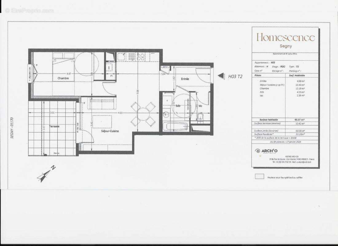 Appartement à SEGNY