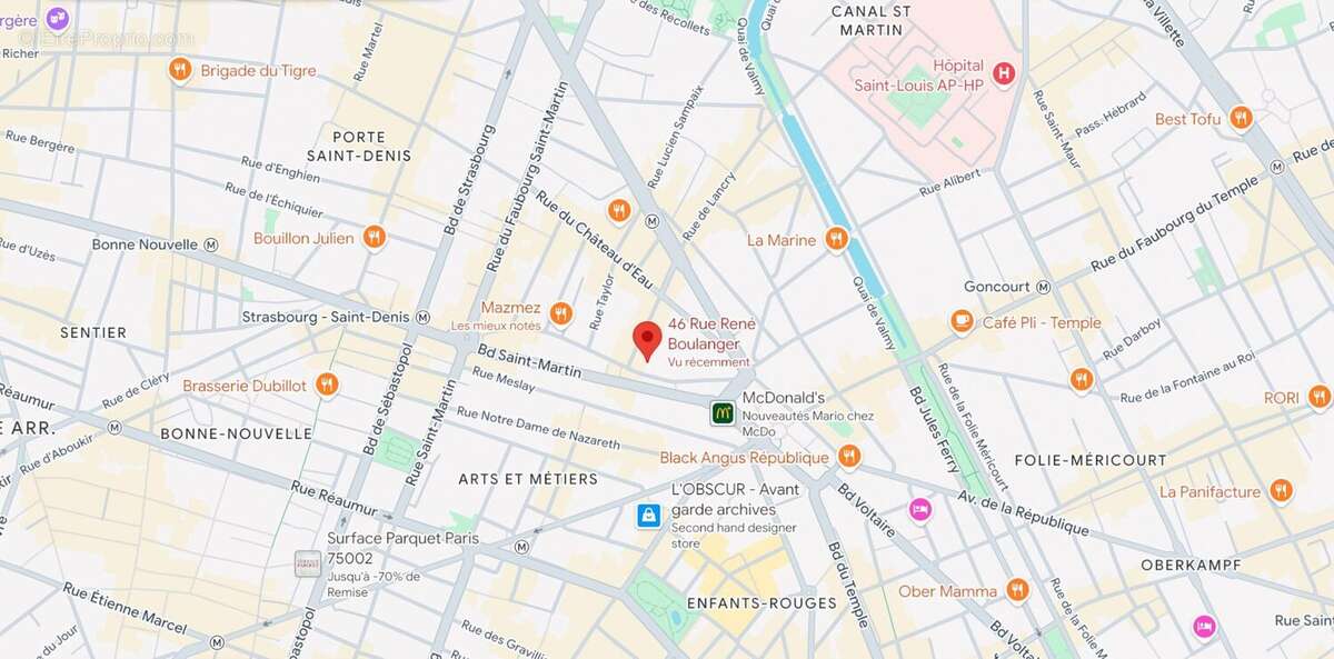 Commerce à PARIS-10E