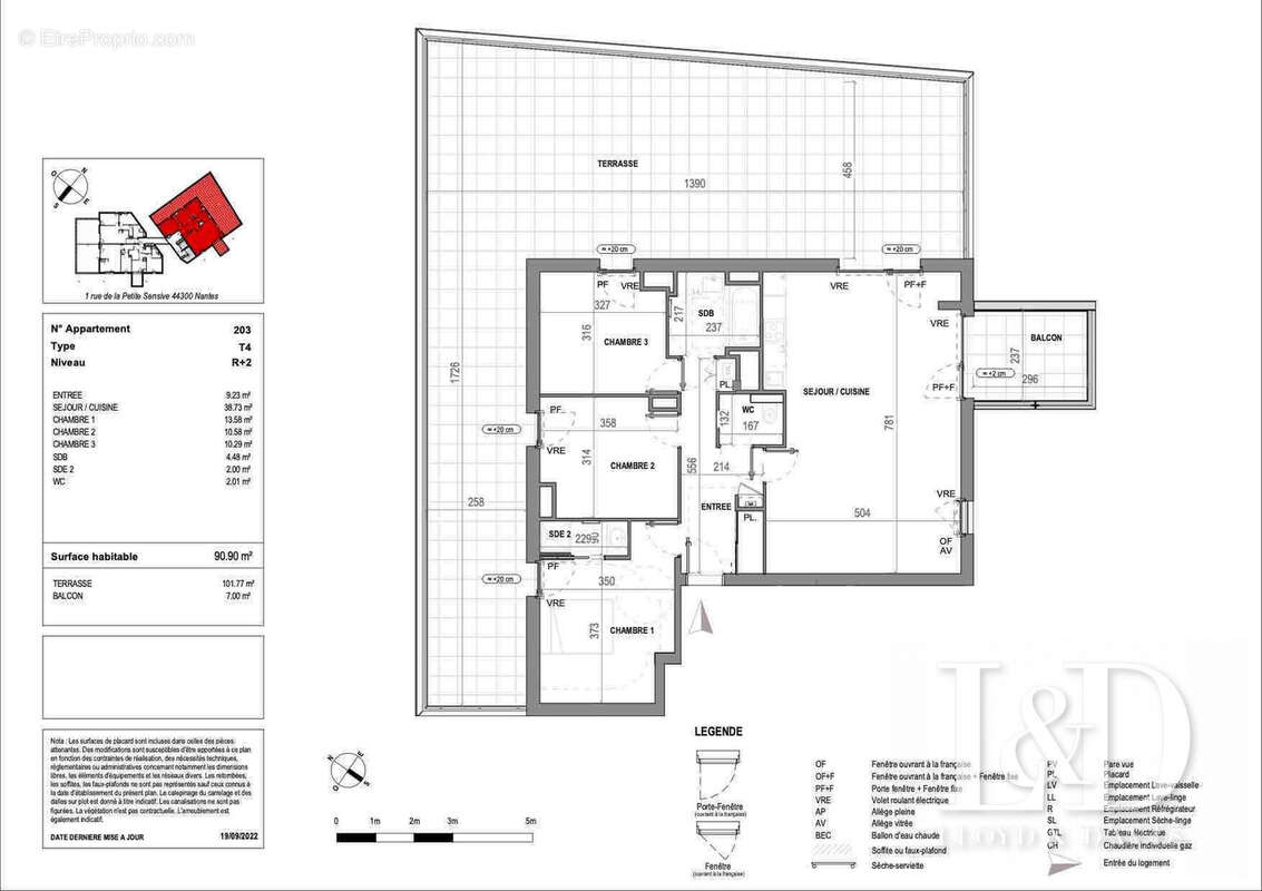 Appartement à NANTES