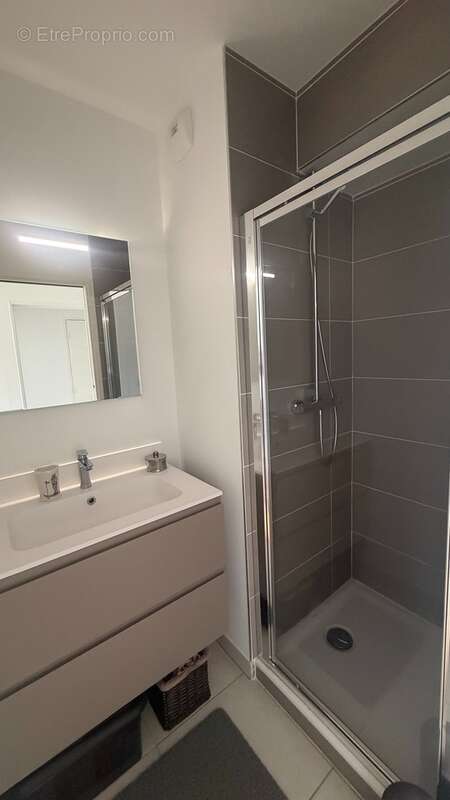 salle-d-eau-moderne-suite-parenatale - Appartement à VILLE-LA-GRAND