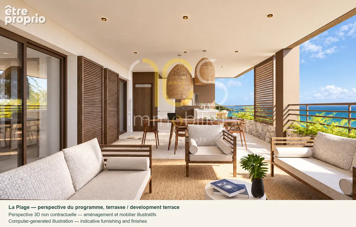 Grand Case, Saint-Martin - Appartement neuf vue mer, terrasse et deux parkings - photo 2