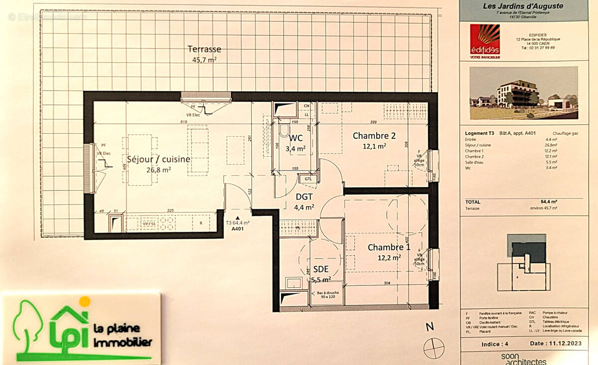 Appartement à GIBERVILLE