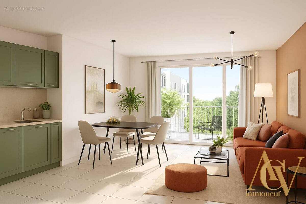 Magnifique appartement type 3 ? Vitrolles 1 - Appartement à VITROLLES