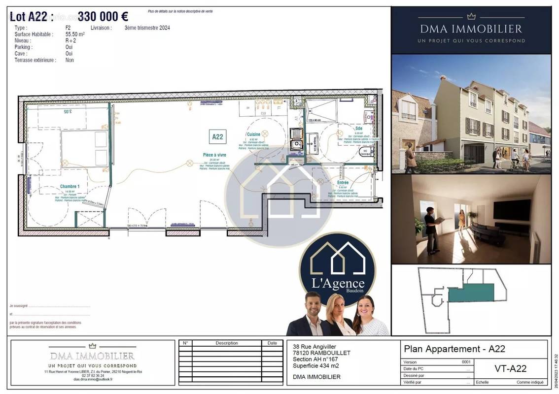 Appartement à RAMBOUILLET