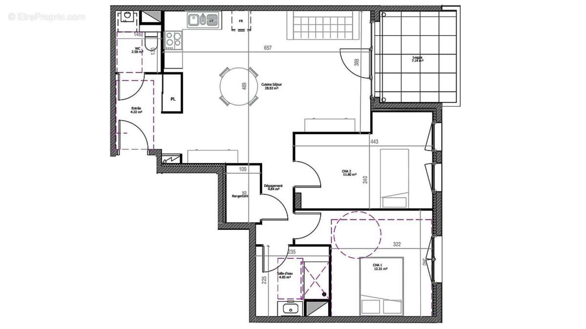 Photo 4 - Appartement à CLERMONT-FERRAND