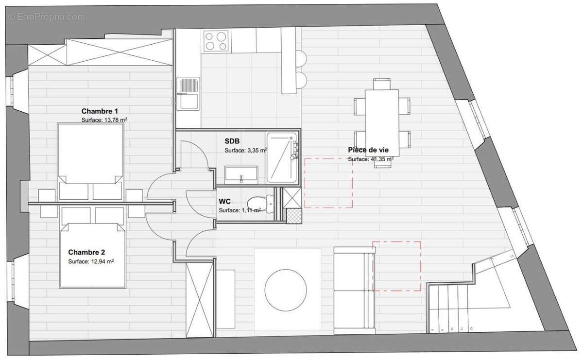 Appartement à LA ROCHELLE