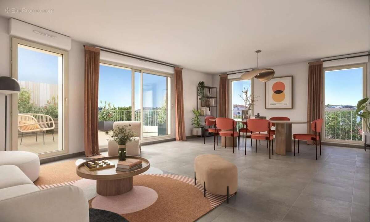 T3 neuf tva reduite dernier etage terrasse parking ssol maourine - photo 3