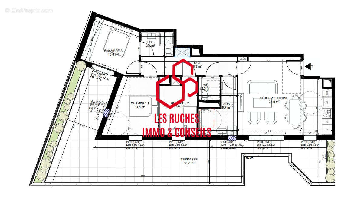 Appartement à PIERREFITTE-SUR-SEINE