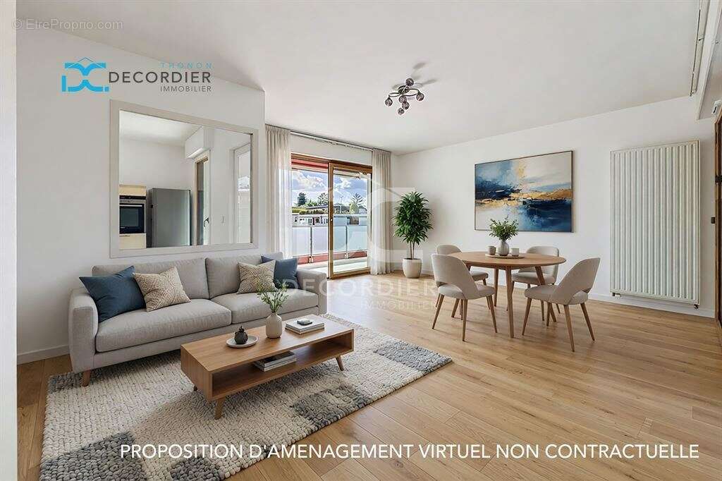 Thonon les bains appartement t3 66 m² - photo 25