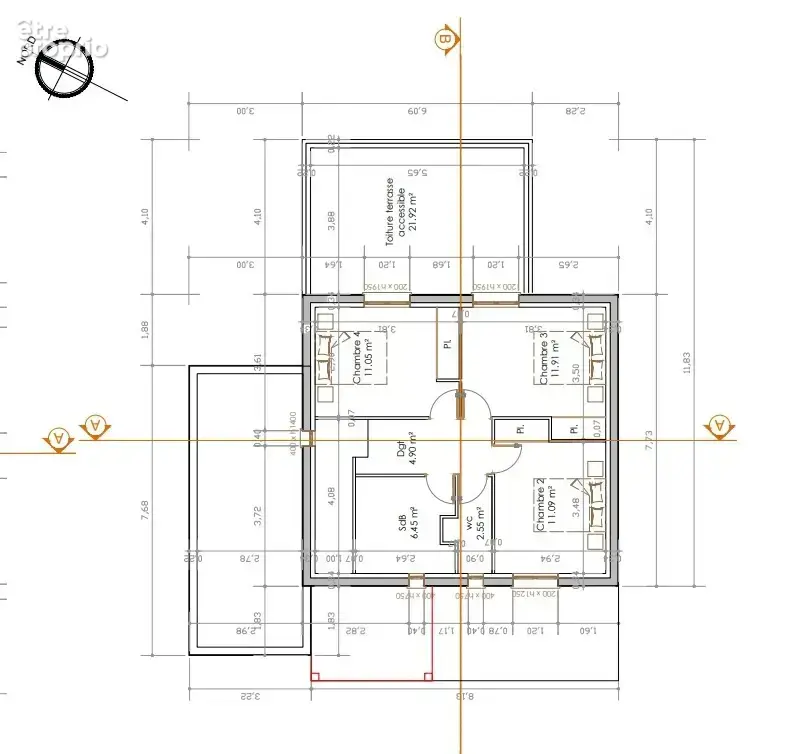 Villa t5 120 m2 / piscine / garage / terrain 420m2 - photo 3