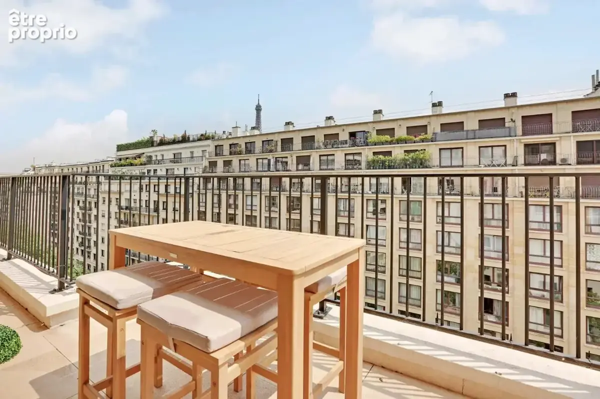 Appartement - terrasse - passy / trocadero - photo 2
