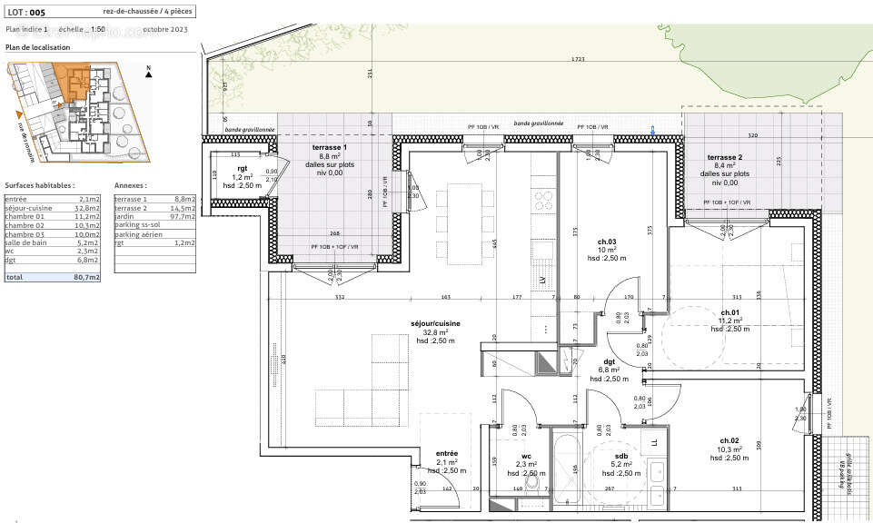 Appartement à TRUCHTERSHEIM