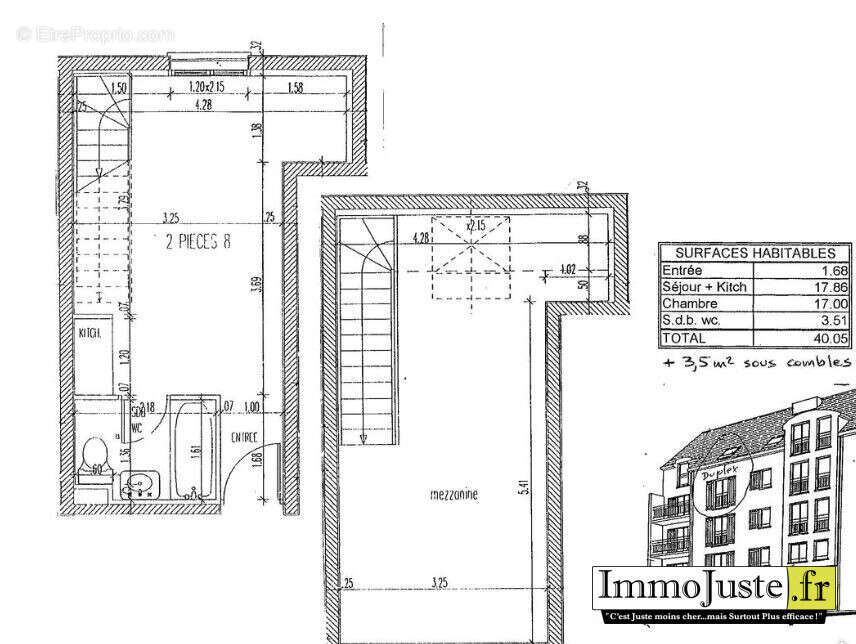 Appartement 40 m² à Saint-Cyr-L'ecole  - photo 9