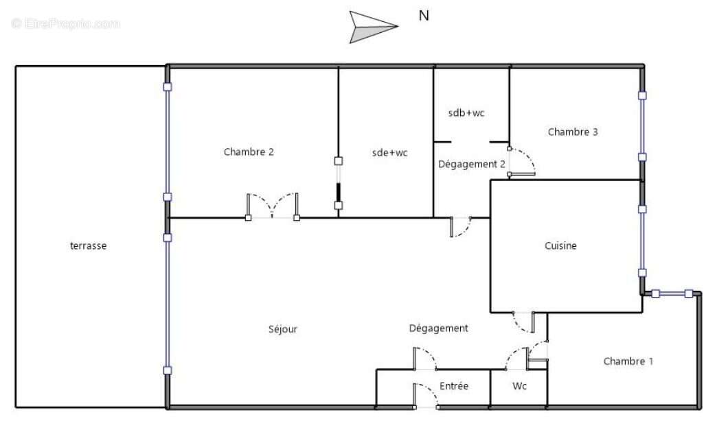 Appartement à PARIS-16E