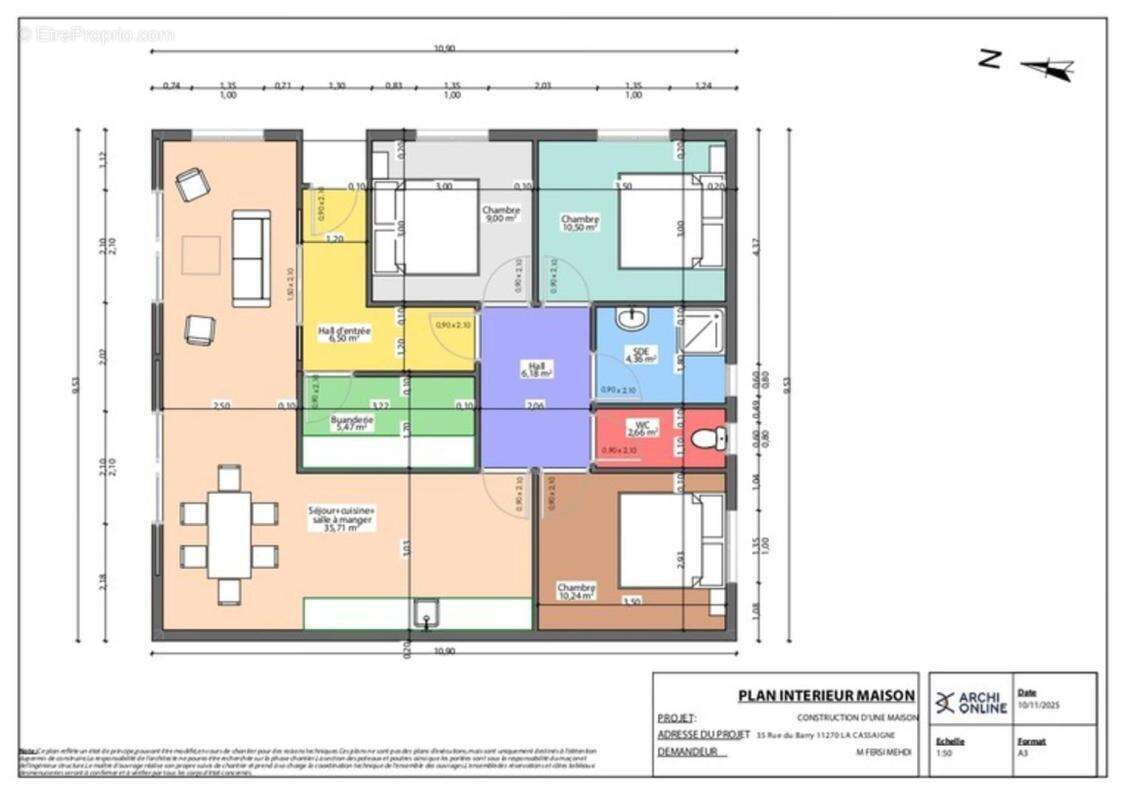 Terrain à LA CASSAIGNE