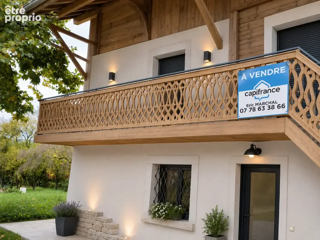 Viuz-en-Sallaz : Ancienne ferme rénovée alliant cachet et performance énergétique – proche Genève - photo 3