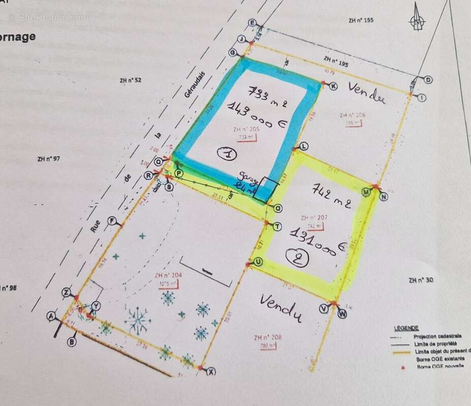 Terrain à LA CHAPELLE-LAUNAY