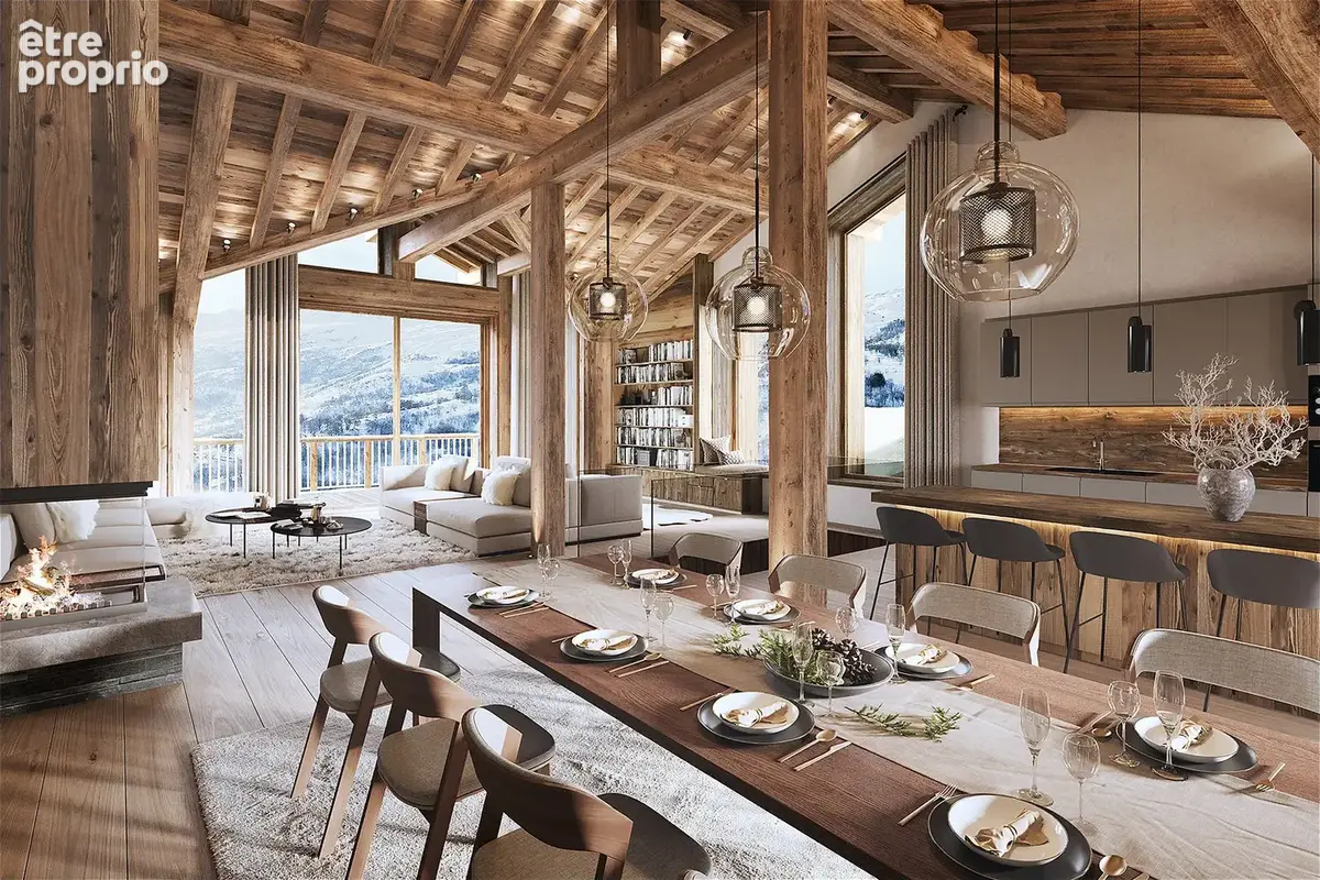 Chalet de prestige centre saint martin de belleville - photo 5